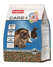 BEAPHAR Care+ Rabbit Senior Cibo per conigli senior 1,5kg