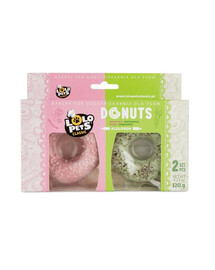 LOLO PETS Ciambelle al gusto di frutta e verdura per cani 2 pz. 120 g