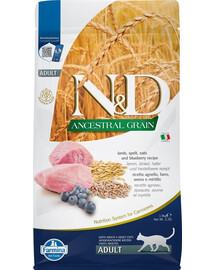 FARMINA N&D Low Grain Adult Cat Lamb & Blueberry 1.5 kg