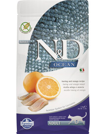 FARMINA N&D Ocean Adult Cat Herring and Orange 5 kg