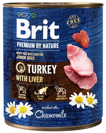 BRIT Premium by Nature 800g tacchino e fegato per cuccioli