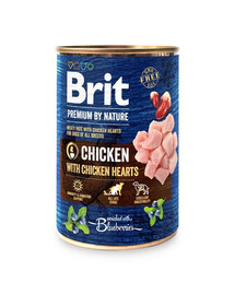 BRIT Premium by Nature Chicken and hearts 400g pollo e cuori per cani