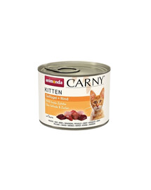 ANIMONDA Carny Kitten Poultry&Beef 200 g pollame e manzo per gattini