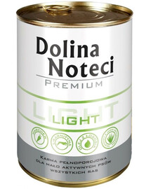 DOLINA NOTECI Premium light alimento per cani poco attivi 24 x 400g