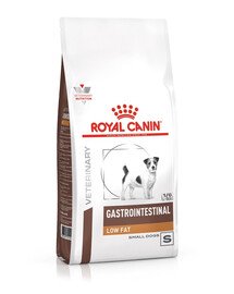 ROYAL CANIN Veterinary Gastrointestinal Low Fat Small Dog 1,5kg alimenti dietetici per cani di razza piccola