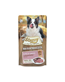 STUZZY Dog Monoprotein Prosciutto150 g alimento ipoallergenico per cani