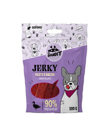 MR. BANDIT Jerky filetti di anatra per cani 500 g