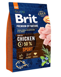 BRIT Premium By Nature Chicken Sport 3kg