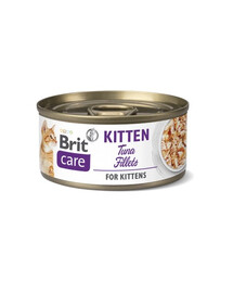 BRIT CARE Cat kitten tuna 24 x 70 g tonno per il gatto