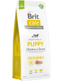 BRIT Care Sustainable Puppy con pollo e insetti 12 kg