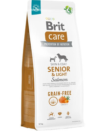 BRIT Care Grain-free Senior&Light cibo secco con salmone 12 kg
