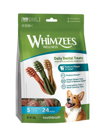 WHIMZEES Spazzolino dentale S 24 pezzi