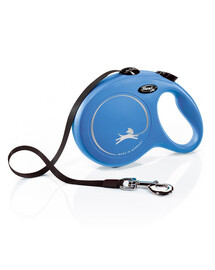 FLEXI Guinzaglio New Classic L Fettuccia 8 m blu