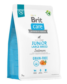 BRIT Care Grain-free Junior Large Breed con salmone 3kg
