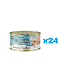 APPLAWS Cat Adult Tuna Fillet in Jelly tonno in gelatina 24 x 70g