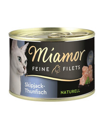 MIAMOR Feline Filetti di tonno bonito in salsa propria 156 g