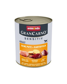 ANIMONDA GranCarno Sensitive tacchino con patate 800g