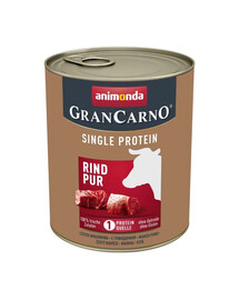 ANIMONDA GranCarno Single Protein Adult Beef pure 800 g con manzo per cani adulti