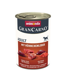 ANIMONDA GranCarno Adult with Chicken liver 400 g con fegatini di pollo per cani adulti