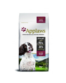 APPLAWS Cibo per cani adulti di piccola e media taglia Pollo con agnello 2 kg