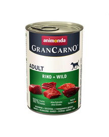 ANIMONDA GranCarno senza cereali 400 gr. - manzo e selvaggina