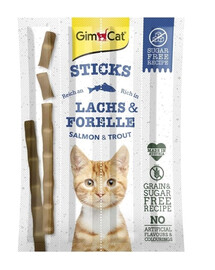 GIMCAT Sticks Salmon&Trout 10 pezzi