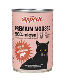 COMFY APPETIT PREMIUM Mousse con manzo per gatti 400 g