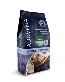 ADDVENA Power of Nature Adult medium&large 10 kg agnello per cani di taglia media e grande