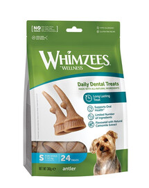 WHIMZEES Wege Snack dentale a forma di corno S 24 pz.