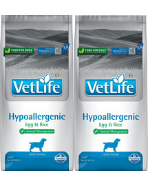 FARMINA Vet Life Hypoallergenic Egg & Rice dog 2 x 12kg