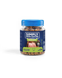 SIMPLY FROM NATURE Smart Bites Snack di pollame per cani 130g