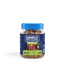 SIMPLY FROM NATURE Smart Bites Snack di capriolo per cani 130g