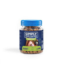 SIMPLY FROM NATURE Smart Bites snack di coniglio per cani 130g