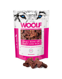 WOOLF Small Bone Of Duck And Rice 100g ossicini con anatra e riso