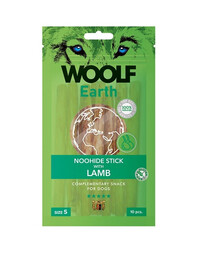 WOOLF Earth Noohide Stick with Lamb S 90g bastoncini di agnello