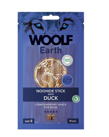 WOOLF Earth Noohide Stick with Duck 90g bastoncini di anatra