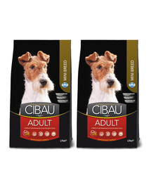 FARMINA Cibau Adult Mini per cani adulti di piccola taglia 2 x 2,5kg