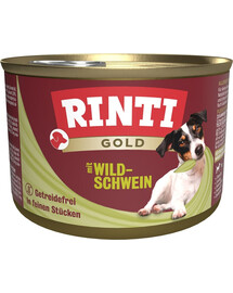 RINTI Gold Wild boar Mini Cinghiale per cani di piccola taglia 185 g
