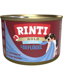 RINTI Gold Junior Poultry Mini Pollame per cuccioli di razza piccola 185g
