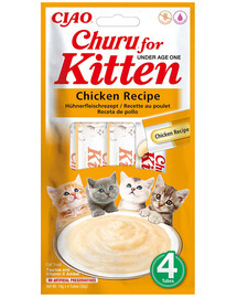 INABA Churu Kitten Chicken 4x14 g bocconcini di pollo per gattini