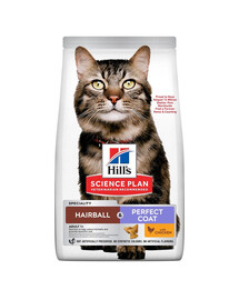 HILL'S Science Plan Hairball & Perfect Coat 7kg cibo con pollo per gatti adulti