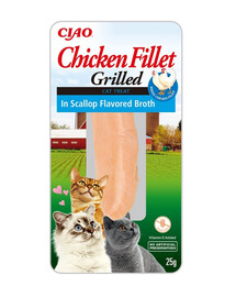 INABA CIAO Chicken fillet grilled Filetto di pollo in brodo di capesante 25 g