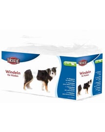 TRIXIE Pannolini a fascia per cani maschi S–M: 30–46 cm 12 pz