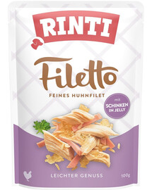 RINTI Filetto in Jelly Chicken&Ham bustina in gelatina con pollo e prosciutto 100g