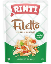 RINTI Filetto in Jelly Chicken&Vegetables bustina di pollo e verdure in gelatina 100g