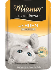 MIAMOR Ragout Royale in Jelly Chicken pollo in gelatina per gatti 100 g