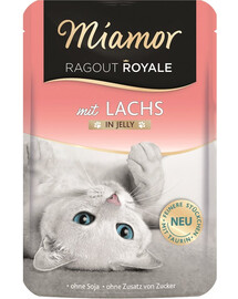 MIAMOR Ragout Royale in Jelly Salmon bustina in gelatina con salmone per gatti 100 g