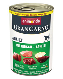ANIMONDA GranCarno Adult maiale con cervo e mela 400 g