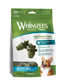 WHIMZEES Alligator snack dentale S 24 pezzi
