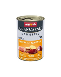 ANIMONDA Grancarno Sensitive tacchino con patate 400g